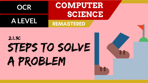 OCR A’LEVEL SLR20 Steps to solve a problem