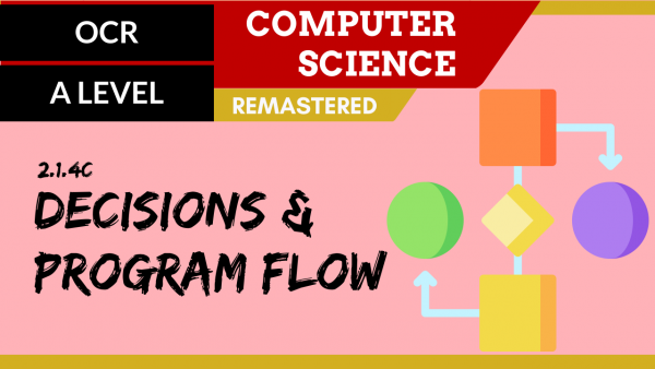 OCR A’LEVEL SLR21 Decisions and program flow