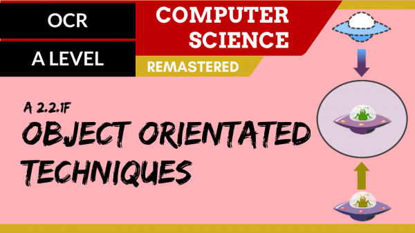 138. OCR A Level (H446) SLR23 – 2.2 Object orientated techniques