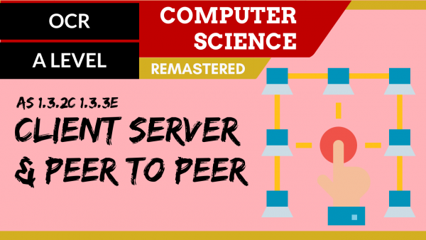 63. OCR A Level (H046-H446) SLR11 – 1.3 Client server & peer to peer