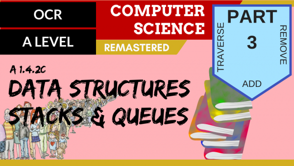 94. OCR A Level (H046-H446) SLR14 – 1.4 Data structures part 3 – Stacks & queues (operations)