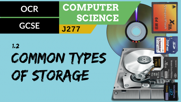 OCR GCSE (J277) SLR 1.2 Common types of storage