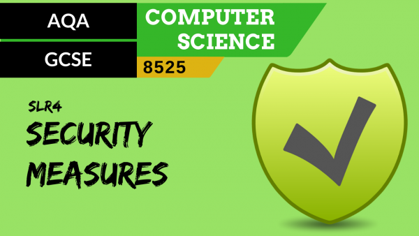 22. AQA GCSE (8525) SLR4 – 3.6 Security measures