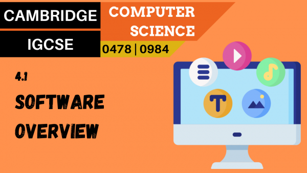 CAMBRIDGE IGCSE Topic 4.1 System software and application software overview